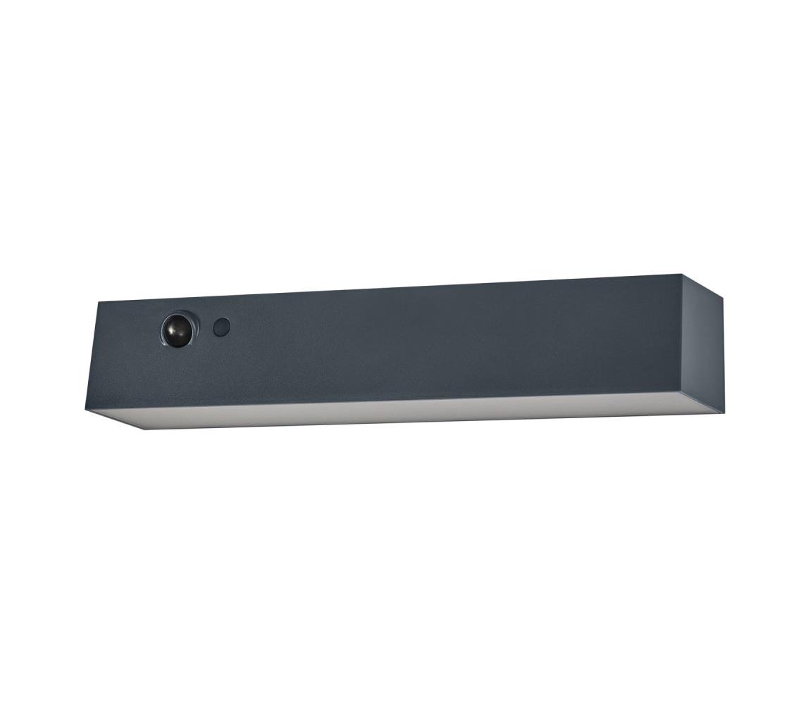 Osram - LED solárne nástenné svietidlo ENDURA STYLE LED/12,4W/4,2V 2000 mAh IP54 antracit 4099854415173
