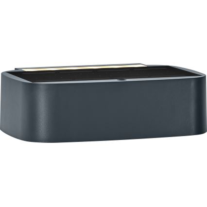 Osram - LED stmievateľné solárne nástenné svietidlo ENDURA STYLE LED/7,6W/4,2V 2000 mAh IP65 antracitové