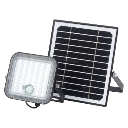 Osram - LED Stmievateľný solárny reflektor so senzorom ENDURA LED/10W/4,2V 4000K IP65 čierna + diaľkové ovládanie