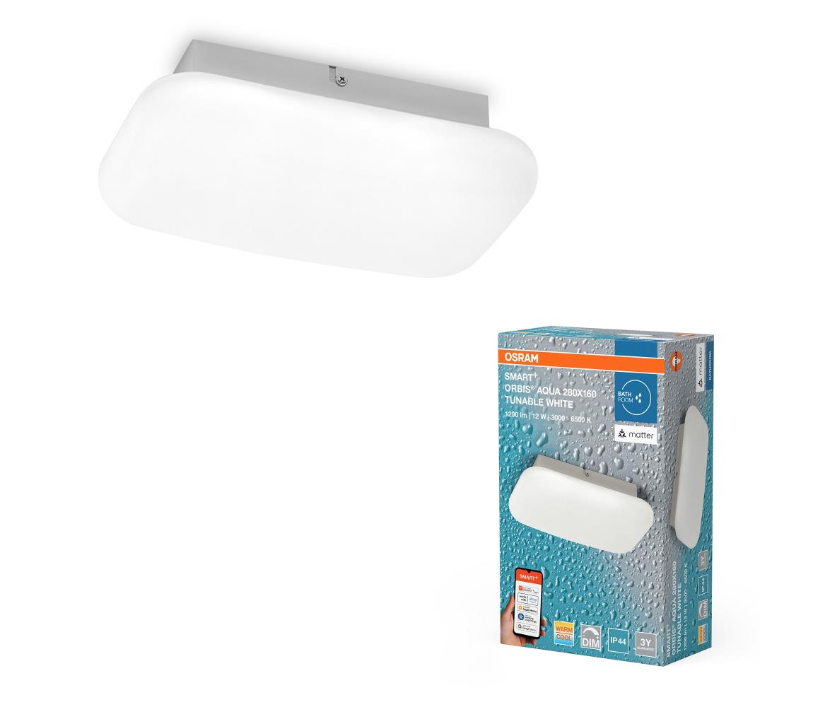 Osram-LED Stlmiteľné kúpeľňové stropné svietidlo SMART+ AQUA LED/12W/230V IP44 Wi-Fi 4099854473524