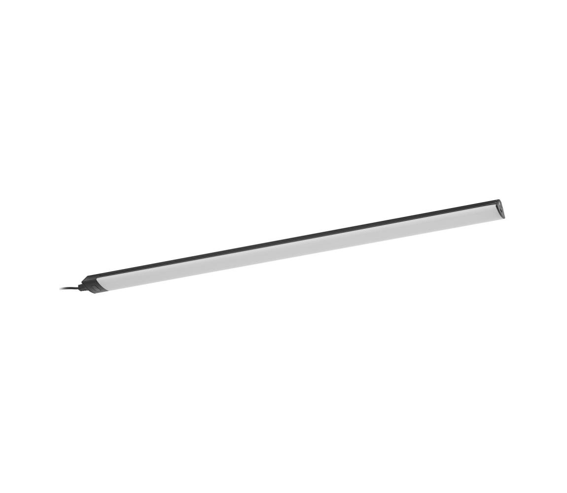 Osram-LED stlmiteľné podlinkové svietidlo so senzorom LINEAR ANGLE LED/7,5W/230V 55 cm čierna 4099854462894