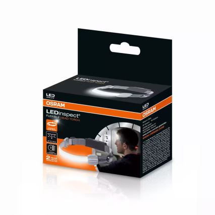 Osram - stmievateľná nabíjateľná LED čelovka LEDINSPECT LED/3W/3,7V IP42 1000 mAh