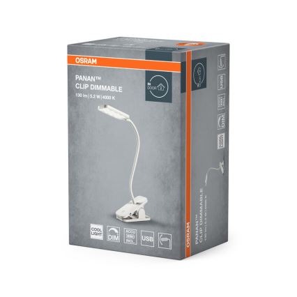Osram - LED stmievateľná dotyková stolová lampa PANAN LED/5,2W/5V 1200 mAh