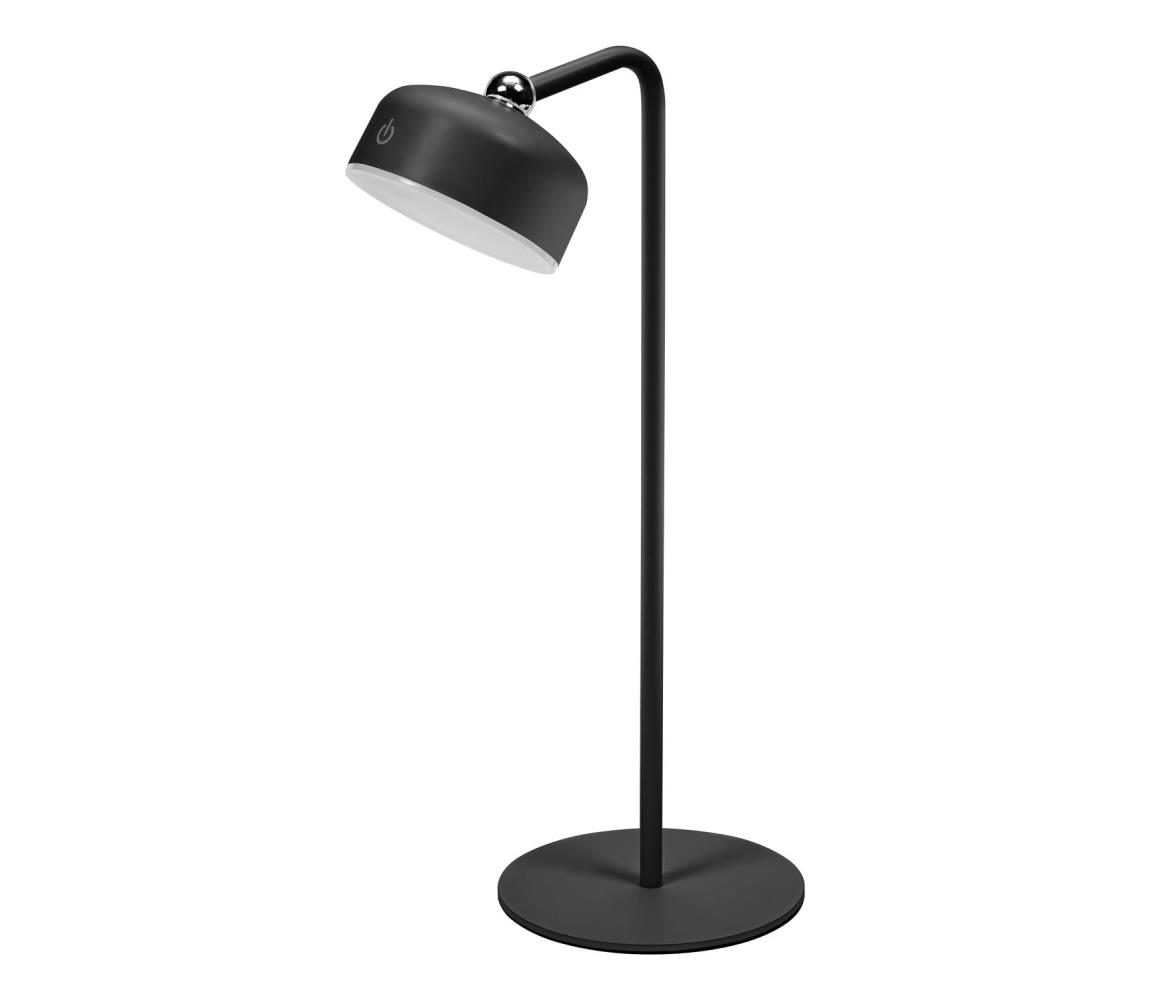 Osram - LED Stmievateľná nabíjacia stolná lampa 3v1 DECOR HELPER LED/1,8W/5V čierna 4058075849242
