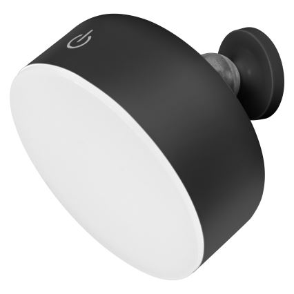 Osram - LED Stmievateľná nabíjacia stolná lampa 3v1 DECOR HELPER LED/1,8W/5V čierna