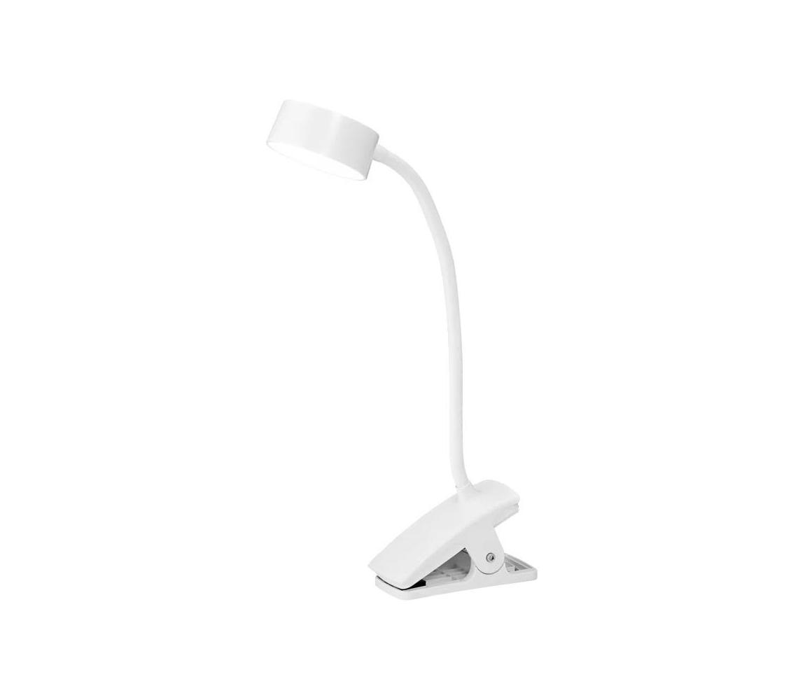 Osram - LED Stmievateľná stolná lampa s klipom OFFICE LINE LED/4,8W/230V biela 4099854464317