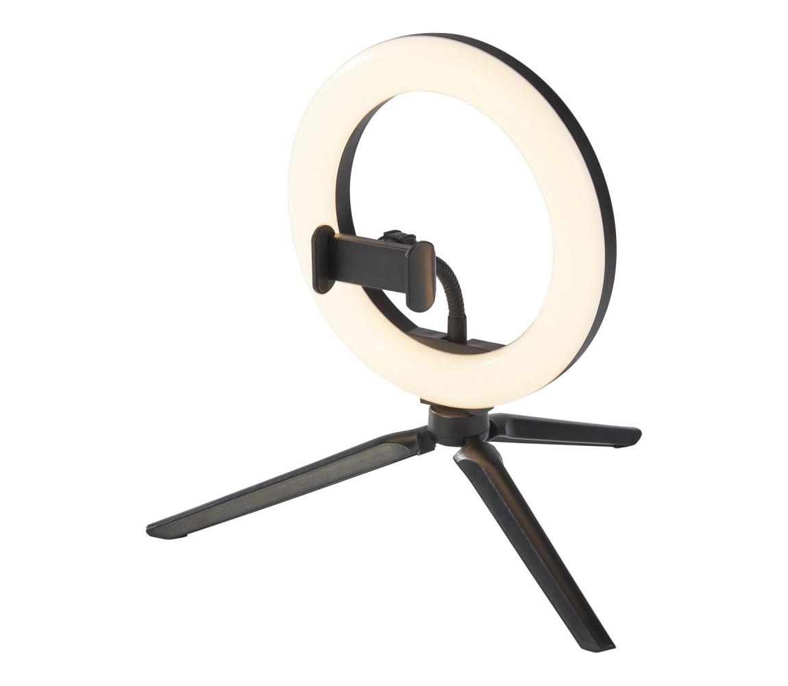 Osram - LED stmievateľná stolná lampa so stojanom LED/5,5W/USB 3000-6500K čierna 4099854497612