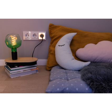 Osram - LED stmievateľná zásuvka s osvetlením SCHUKO SMART+ NIGHTLIGHT 3680W/230V Wi-Fi