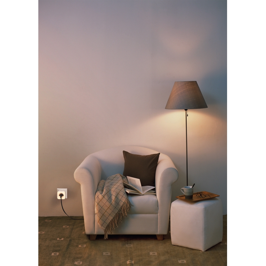 Osram - LED stmievateľná zásuvka s osvetlením SCHUKO SMART+ NIGHTLIGHT 3680W/230V Wi-Fi