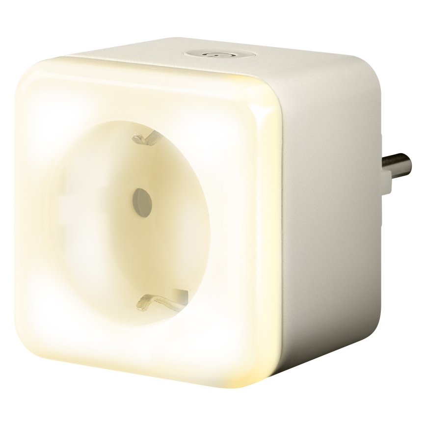 Osram - LED stmievateľná zásuvka s osvetlením SCHUKO SMART+ NIGHTLIGHT 3680W/230V Wi-Fi