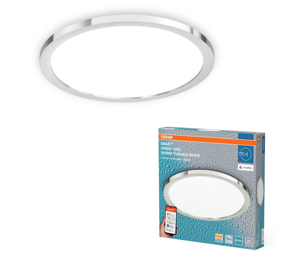 Osram - LED stmievateľné kúpeľňové stropné svietidlo SMART+ DISC LED/18W/230V IP44 Wi-Fi 4099854473241