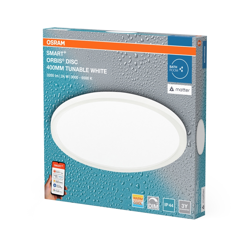 Osram - LED stmievateľné kúpeľňové stropné svietidlo SMART+ DISC LED/24W/230V 3000-6500K IP44 Wi-Fi