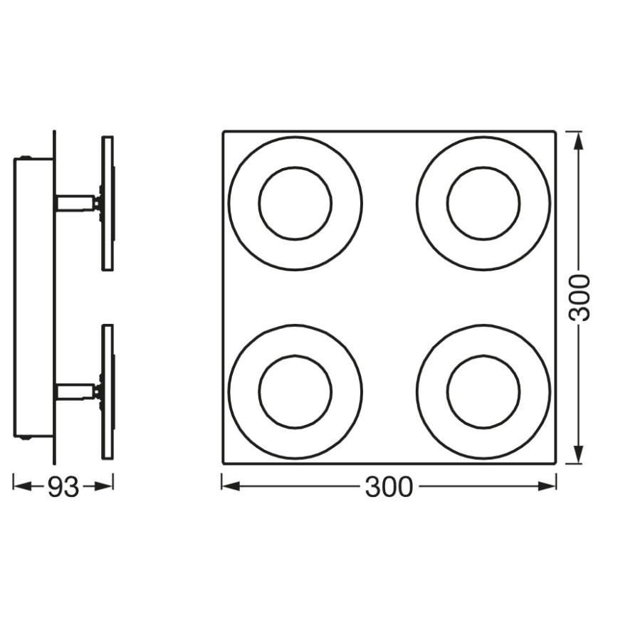 Osram - LED stmievateľné kúpeľňové stropné svietidlo SMART+ WAVE LED/24W/230V 3000-6500K IP44 Wi-Fi
