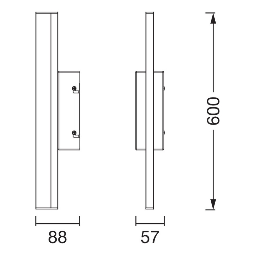 Osram - stmievateľné dotykové kúpeľňové osvetlenie pre zrkadlo ORBIS MIRROR LED/10W/230V 60 cm 3000/4000K IP44 béžové