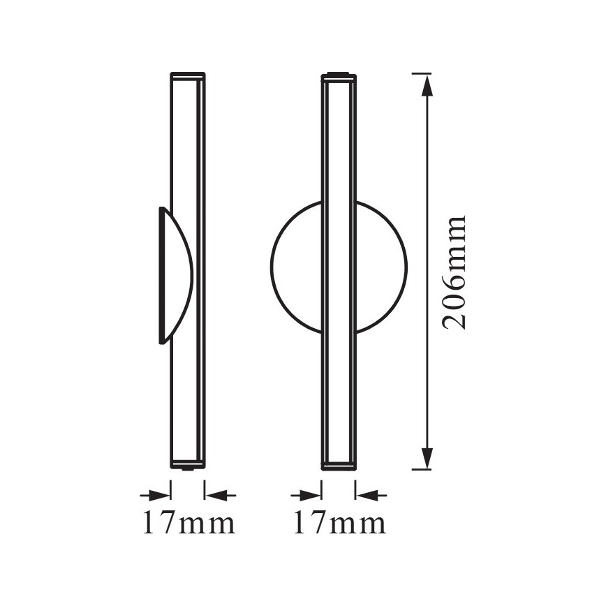 Osram - LED stmievateľné nabíjacie orientačné svietidlo LEDSTIXX LED/2W/5V CRI 90 IP44 biela