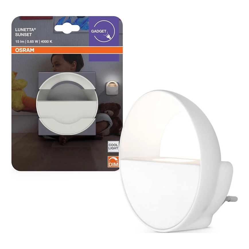 Osram - LED Stmievateľné nočné svetlo LUNETTA LED/0,65W/230V