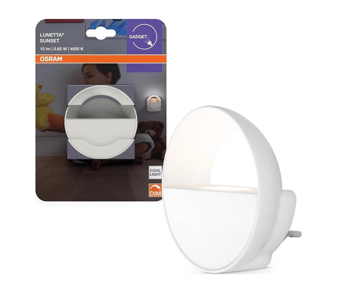 Osram - LED Stmievateľné nočné svetlo LUNETTA LED/0,65W/230V 4099854530715
