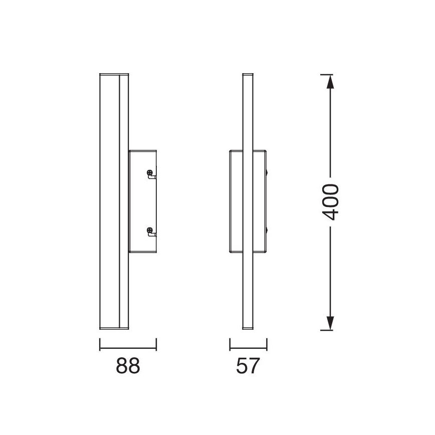 Osram - Stmievateľné LED osvetlenie zrkadla ORBIS MIRROR LED/6,8W/230V 40 cm 3000/4000K IP44 lesklý chróm