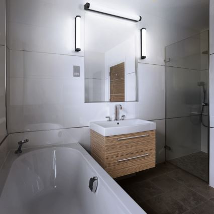 Osram - Stlmiteľné LED osvetlenie zrkadla ORBIS TUBE LED/12W/230V 60 cm IP44 čierna