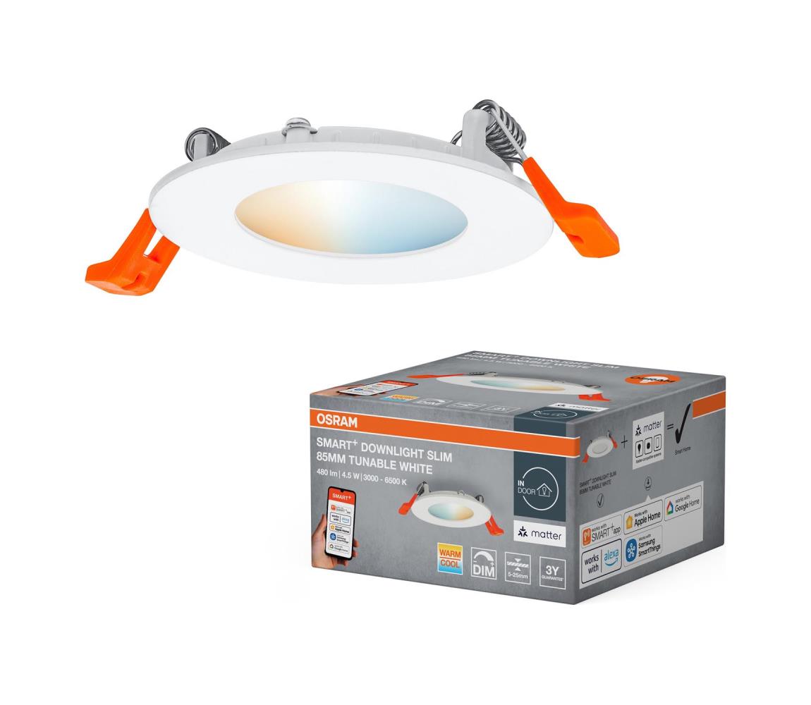 Osram - LED stmievateľné podhľadové svietidlo SMART+ DOWNLIGHT LED/4,5W/230V Wi-Fi 4099854475436