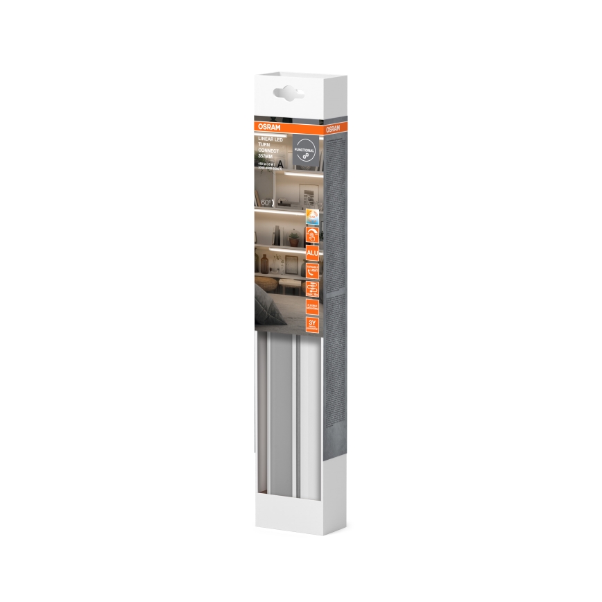 Osram - stmievateľné LED podlinkové svietidlo LINEAR TURN LED/6W/230V 3000/4000/6500K 35 cm biela