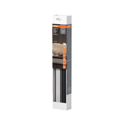Osram - LED stmievateľné podlinkové svietidlo LINEAR TURN LED/6W/230V 3000/4000/6500K 35 cm čierne