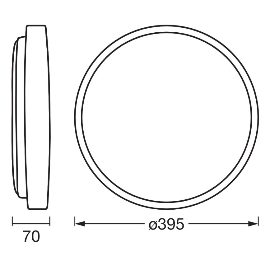 Osram - stmievateľné LED stropné svietidlo ORBIS ALISON LED/24W/230V, priemer 39,5 cm, béžové