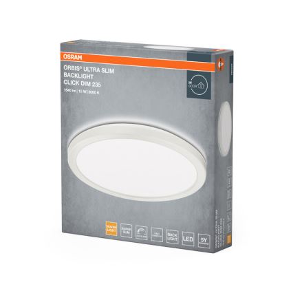 Osram - LED stmievateľné stropné svietidlo ORBIS LED/15W/230V biela