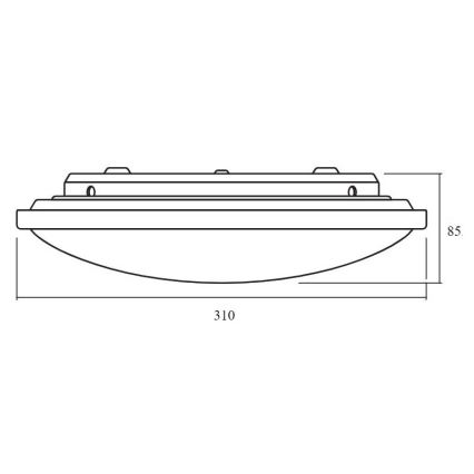 Osram - stmievateľné LED stropné svietidlo ORBIS LED/17W/230V 2700-6500 priemer 31 cm + diaľkové ovládanie