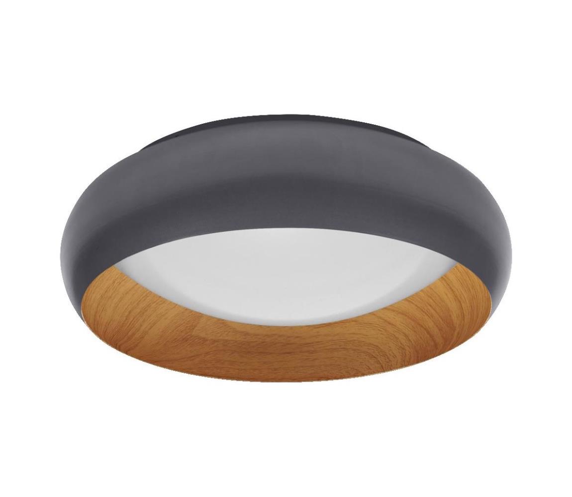 Osram-LED stmievateľné stropné svietidlo ORBIS LIVIA LED/16W/230V priemer 30 cm antracit/hnedá 4099854448188