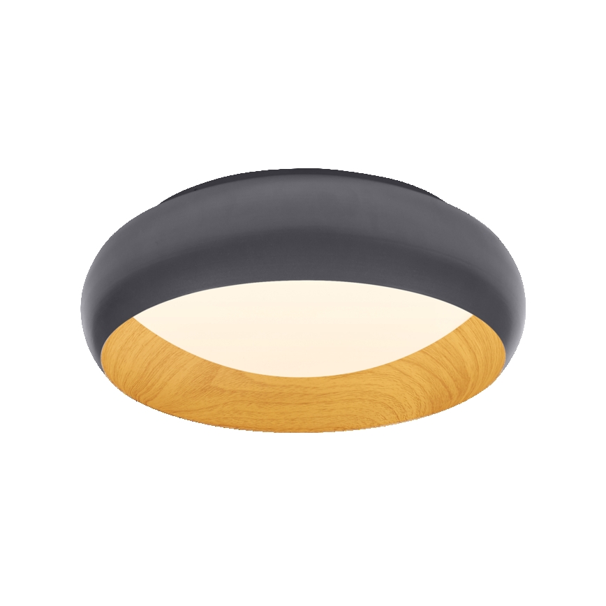 Osram - LED stmievateľné stropné svietidlo ORBIS LIVIA LED/16W/230V pr. 30 cm antracit/hnedá