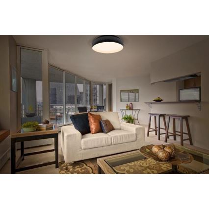 Osram - Stmievateľné LED stropné svietidlo ORBIS LIVIA LED/36W/230V pr. 52 cm čierna/biela