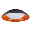 Osram - LED Stmievateľné stropné svietidlo ORBIS PLATE LED/19W/230V pr. 31 cm oranžová/čierna