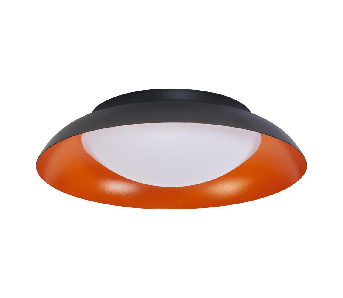 Osram - LED stmievateľné stropné svietidlo ORBIS PLATE LED/19W/230V pr.31cm oranžová/čierna 4099854449888