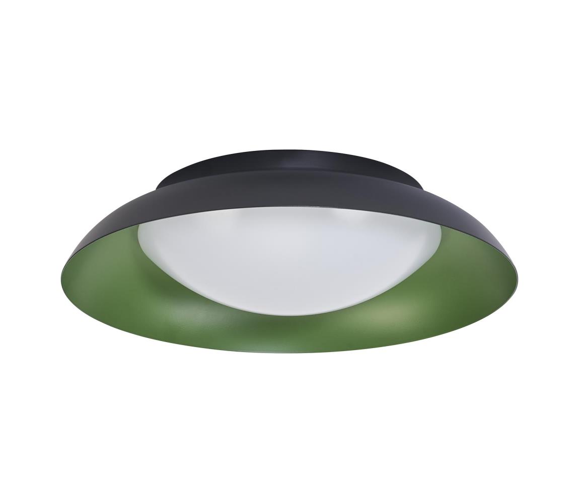 Osram - LED stmievateľné stropné svietidlo ORBIS PLATE LED/19W/230V pr.31cm zelená/čierna 4099854449864