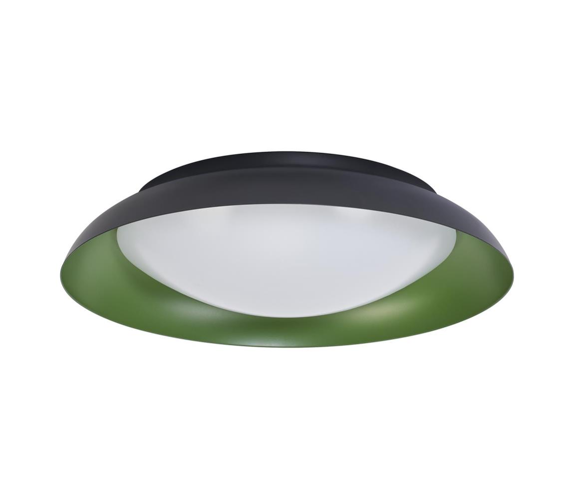 Osram - LED stmievateľné stropné svietidlo ORBIS PLATE LED/35W/230V pr.43cm zelená/čierna 4099854449925