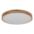 Osram - LED stmievateľné stropné svietidlo ORBIS WOODBURRY LED/24W/230V pr. 39 cm béžová