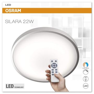 Osram - LED Stmievateľné stropné svietidlo SILARA LED/22W/230V 2700K-6000K