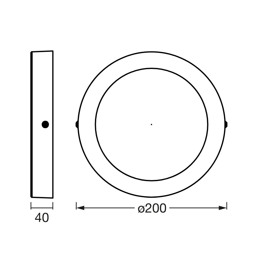 Osram - LED stmievateľné stropné svietidlo SMART+ DOWNLIGHT LED/12W/230V priemer 20 cm 3000-6500K Wi-Fi
