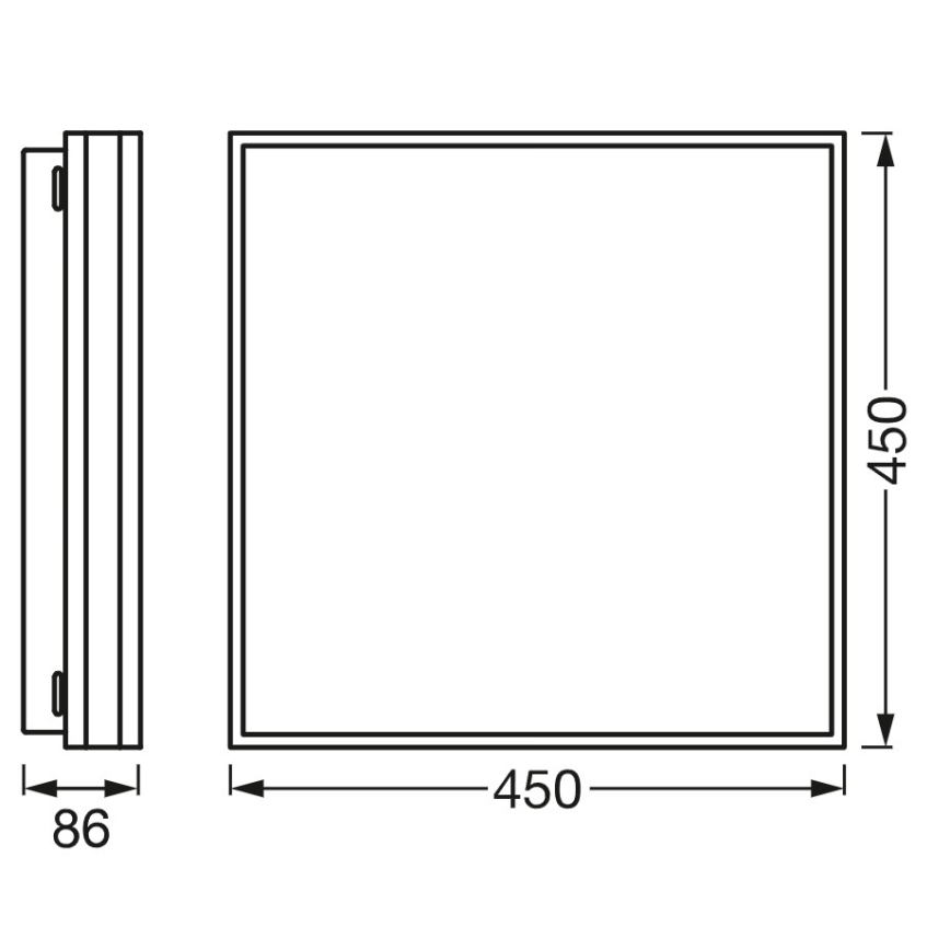 Osram - LED stmievateľné stropné svietidlo SMART+ MAGNET LED/42W/230V 45x45 cm 3000-6500K Wi-Fi