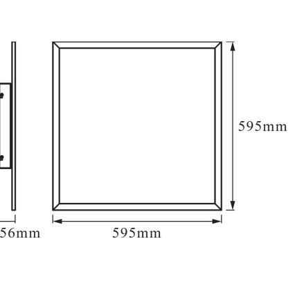 Osram - LED stmievateľné stropné svietidlo SMART+ PLANON LED/36W/230V 60x60 cm 3000-6500K Wi-Fi