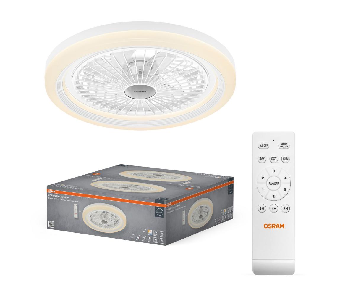 Osram - LED stmievateľné svietidlo s látorom SOLANO LED/26W/230V 3000/4000/6500K + DO 4058075857971