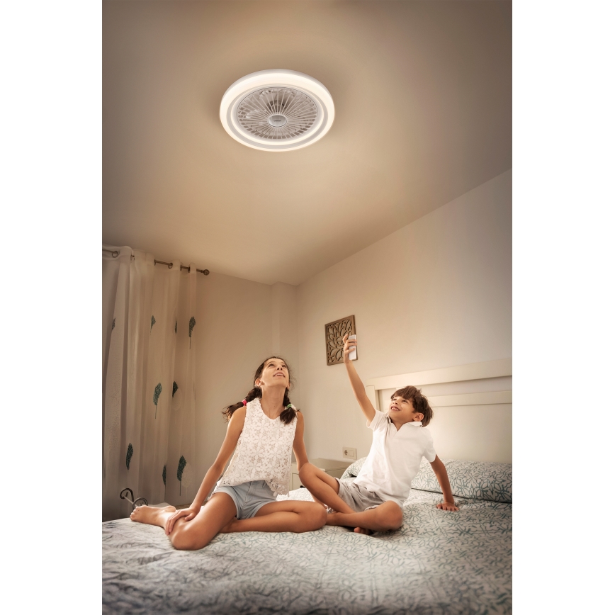Osram - LED stmievateľné stropné svietidlo s ventilátorom SOLANO LED/26W/230V 3000/4000/6500K + diaľkové ovládanie