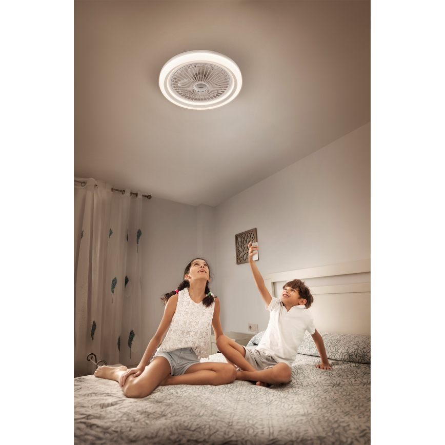 Osram - LED stmievateľné stropné svietidlo s ventilátorom SOLANO LED/26W/230V 3000/4000/6500K + diaľkové ovládanie