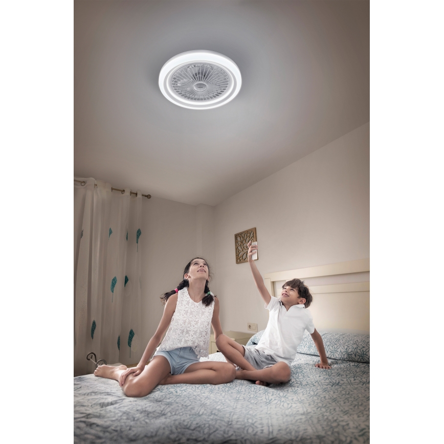 Osram - LED stmievateľné stropné svietidlo s ventilátorom SOLANO LED/26W/230V 3000/4000/6500K + diaľkové ovládanie