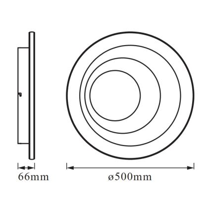 Osram - LED Stmievateľné stropné svietidlo SMART+ SPIRAL LED/40W/230V 3000K-6500K Wi-Fi