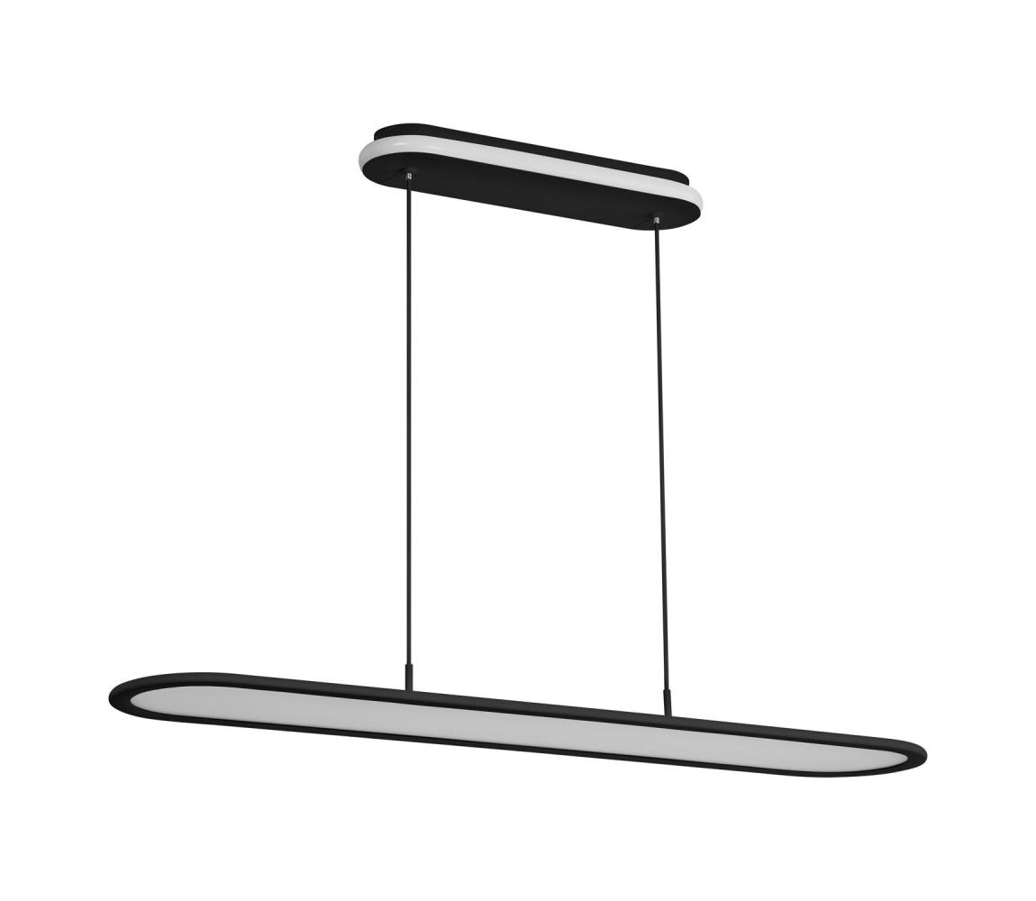 Osram-LED Stmievateľný luster na lanku OFFICE LINE LED/57W/230V 4000K 100 cm čierny 4099854464874