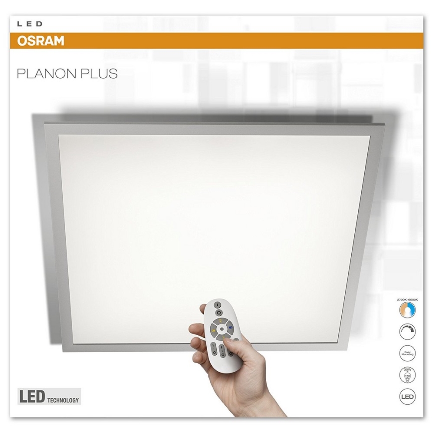 Osram - LED Stmievateľný panel PLANON PLUS LED/30W/230/12V + diaľkové ovládanie 60x60