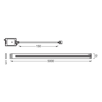 Osram - LED stmievateľný pás SMART+ COB 5m LED/18W/230V 2700-6500K Wi-Fi