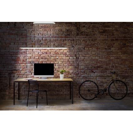 Osram - LED stmievateľný luster na lanku OFFICE LINE LED/57W/230V 4000K 100 cm CRI 90 biela